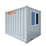 10’ Custom Built Steel Container Office, 57 Sq-Ft Working Area, 3 Ergonomic Office Chairs, TMG-SCO10
