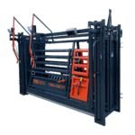 10’ Squeeze Cattle Work Chute 4500-lb Weight Scale, Side Exit, Side Squeeze, Upper/Lower Swing Openings, LCD Weight Display, TMG-CSC11