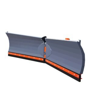 10’ U/V Angle Blade Snowplow, Reversible Rubber Edges, 6 Positions, Category 1 & 2 Hookups, 3-Point Hitch, 40-90 HP Tractors, TMG-SP10V