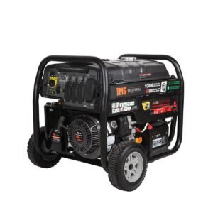 10,000-Watt Dual Fuel Generator (Gasoline and LPG) with Electric Start, 8.5 Hour Run Time, TMG-10000GED
