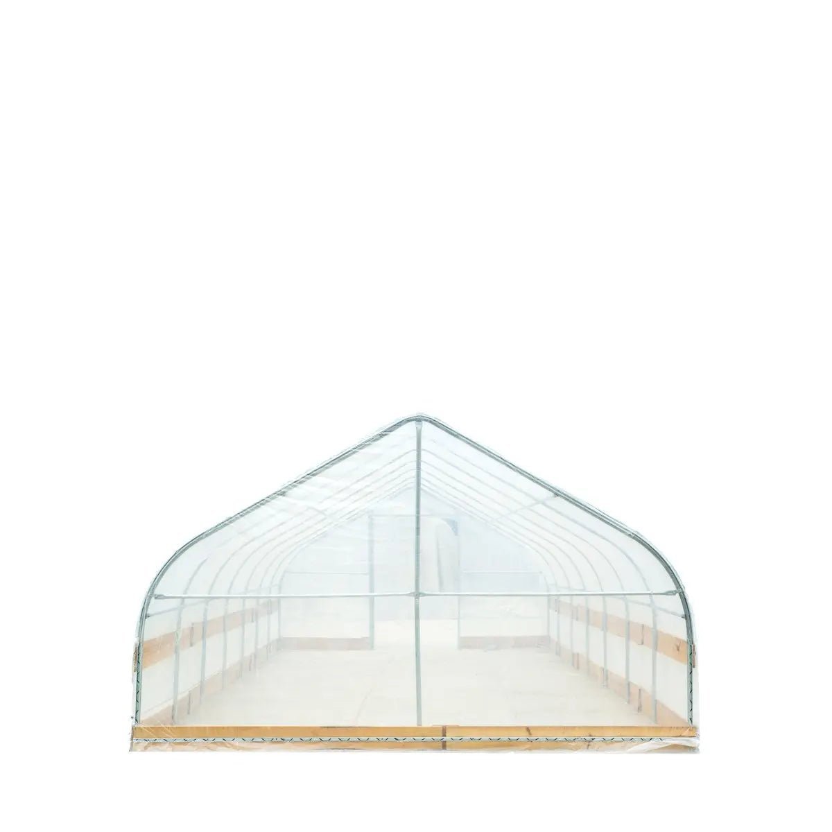 12’ x 30’ Tunnel Greenhouse Grow Tent w/6 Mil Clear EVA Plastic Film, Cold Frame, Hand Crank Roll-Up Sides, Peak Ceiling Roof, TMG-GH1230 - Image 5