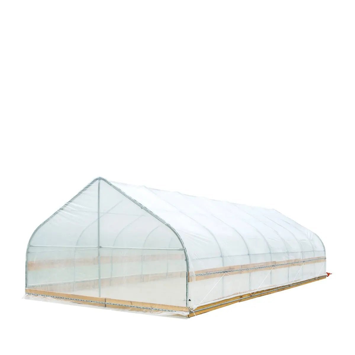 12’ x 30’ Tunnel Greenhouse Grow Tent w/6 Mil Clear EVA Plastic Film, Cold Frame, Hand Crank Roll-Up Sides, Peak Ceiling Roof, TMG-GH1230 - Image 7