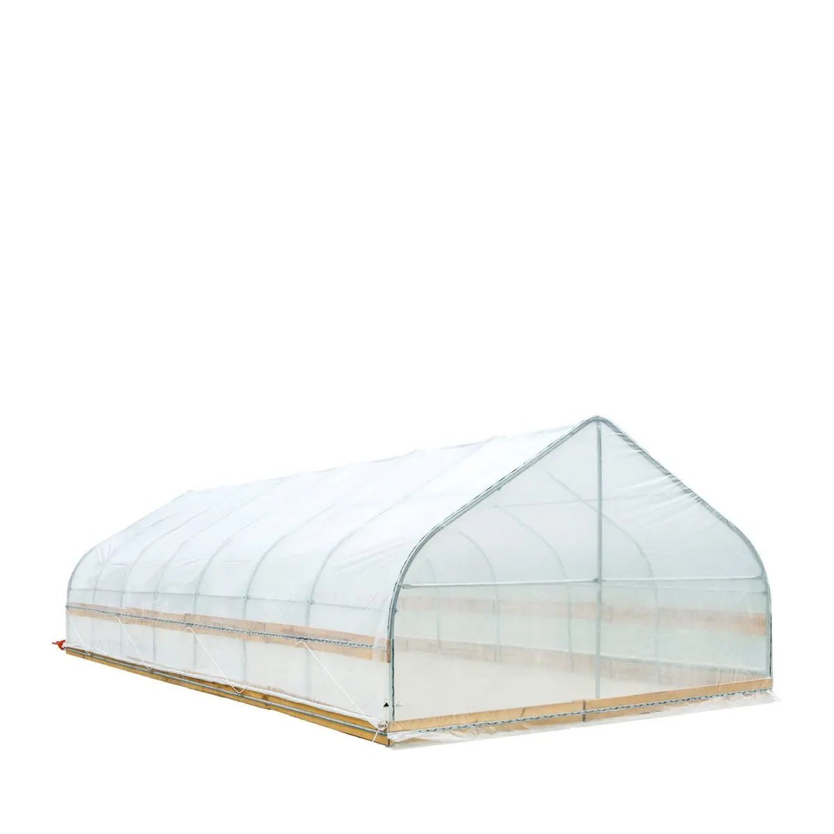 12’ x 30’ Tunnel Greenhouse Grow Tent w/6 Mil Clear EVA Plastic Film, Cold Frame, Hand Crank Roll-Up Sides, Peak Ceiling Roof, TMG-GH1230 - Image 8