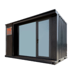 13’ Custom Built Steel Container Office, 90 Sq-Ft Working Area, Super Heavy-Duty Galvanized Frame, High-Density Foam Insulation, TMG-SCO13