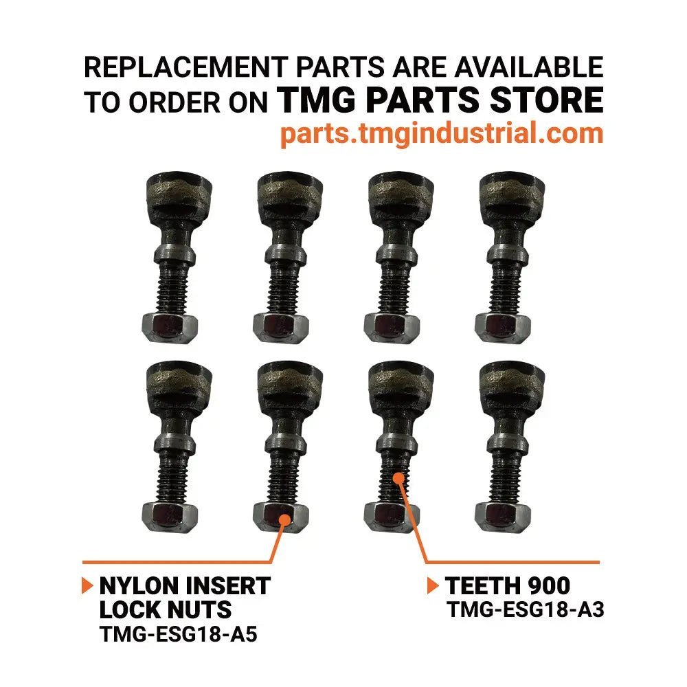 18" Excavator Stump Grinder Attachment, 3 to 7-ton Excavator and Backhoe, 13-20 GPM, Piston Hydraulic Motor TMG-ESG18 - Image 3