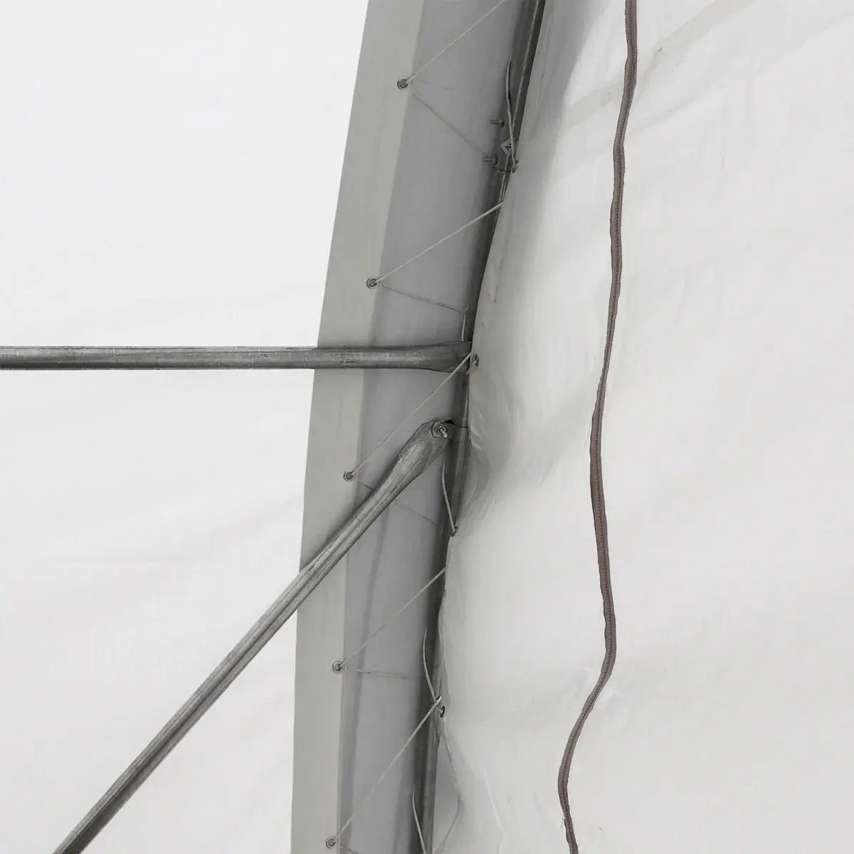 20' x 40' Arch Wall Peak Ceiling Storage Shelter with Heavy Duty 17 oz PVC Cover & Drive Through Doors, TMG-ST2041PV(Previously(ST2040PV) - Image 8