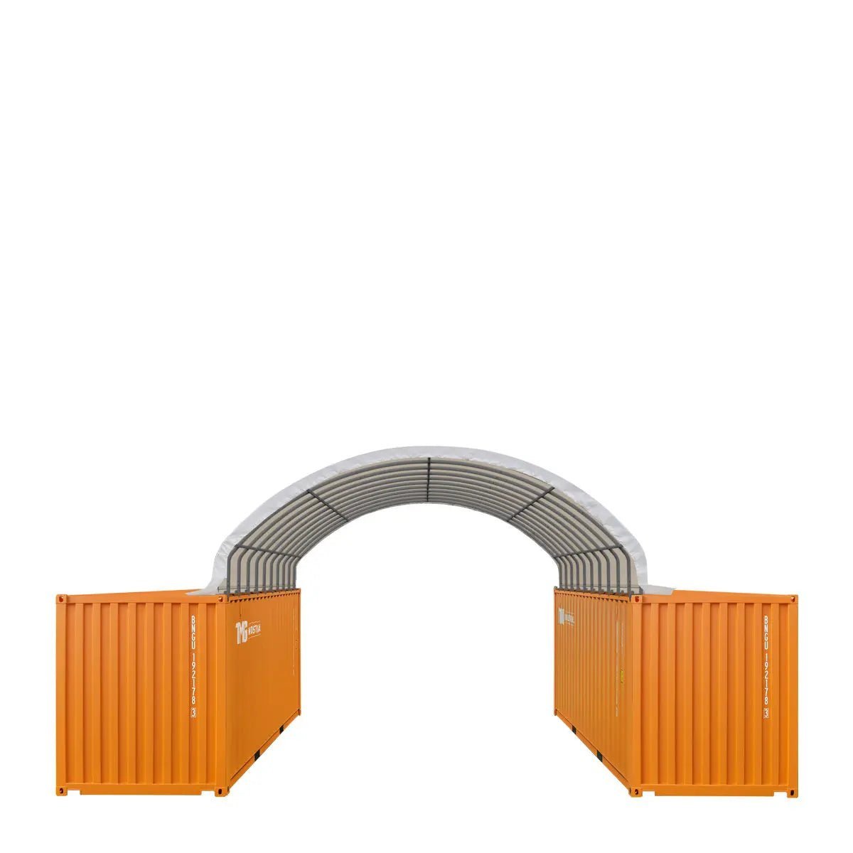 20' x 40' PVC Fabric Container Shelter, Fire Retardant, Water Resistant, UV Protected, TMG-ST2041CV(Previously ST2040C) - Image 2