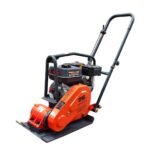 2380 Lbs Heavy-Duty Plate Compactor, 6.5 HP Loncin G200F Engine, 8" Compaction Depth, TMG-PC60