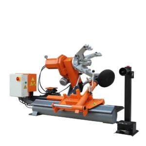 26" Heavy Duty Truck Tire Changer, 63" Tire Capacity, Bead Breaker w/Disk & Bead Hook, 3300 lb Weight Capacity, Portable Controls w/ Foot Pedal, CSA certified Motors, TMG-TTC26