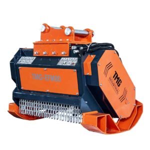 30" Excavator Forestry Brush Mulcher, 6-10 Ton Carrier, 4" Dia. Cutting Capacity, Hydraulic Piston Motor, TMG-EFM80