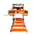 30" Portable Sawmill, 14 HP Kohler Engine, 28" Board Width, 12' Log Length, 14.5' Track Bed, TMG-PSM30