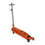 5 Ton Long Reach Chassis Service Jack, Single Piston, 6-1/2" Ground Clearance, 360° Pivot, TMG-AJL05