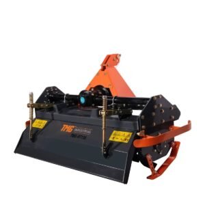 55" 3-Point Hitch Rotary Tiller, 30-40 HP Compact Tractor, 6" Tilling Depth, PTO Shaft Included, Category 2 Hookup, TMG-RT135