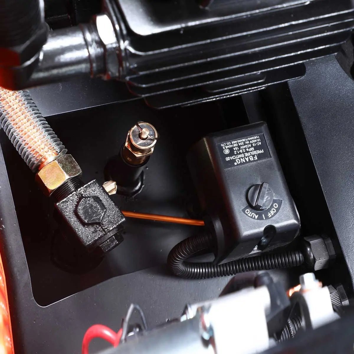 60 Gallon 2-Stage Truck Mounted Air Compressor, 14 HP LONCIN G420F Engine, , Horizontal Tank, 18.5 CFM @ 175 PSI, TMG-GAC65 - Image 15