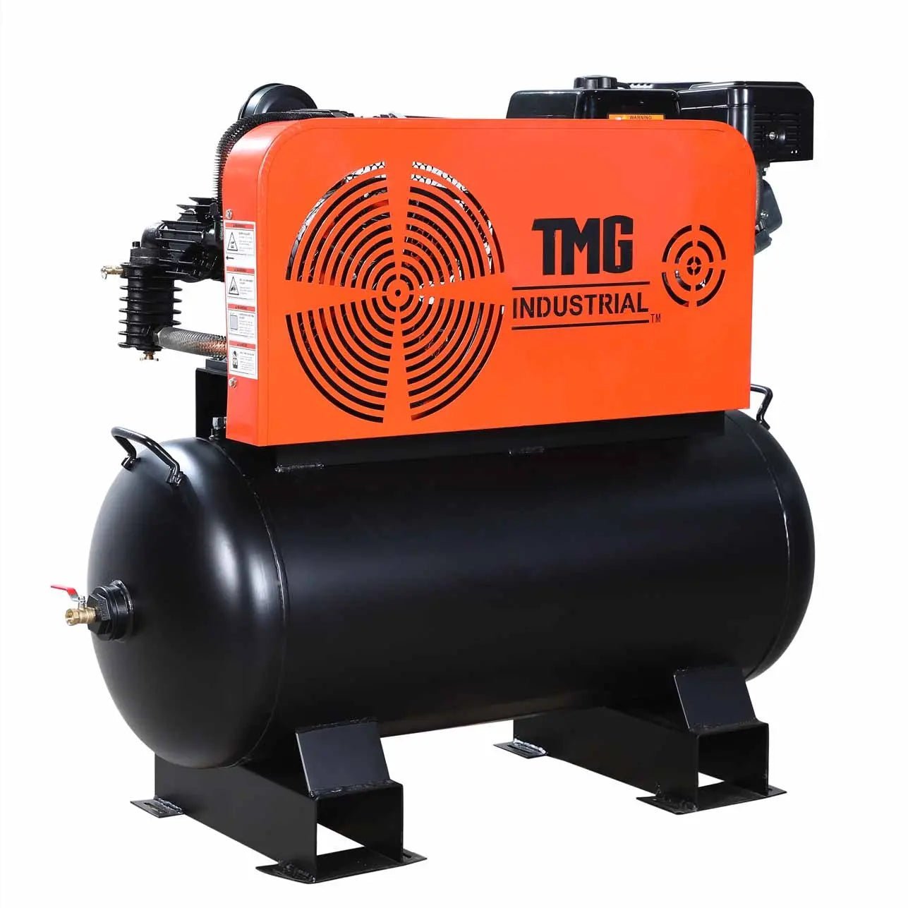 60 Gallon 2-Stage Truck Mounted Air Compressor, 14 HP LONCIN G420F Engine, , Horizontal Tank, 18.5 CFM @ 175 PSI, TMG-GAC65 - Image 8