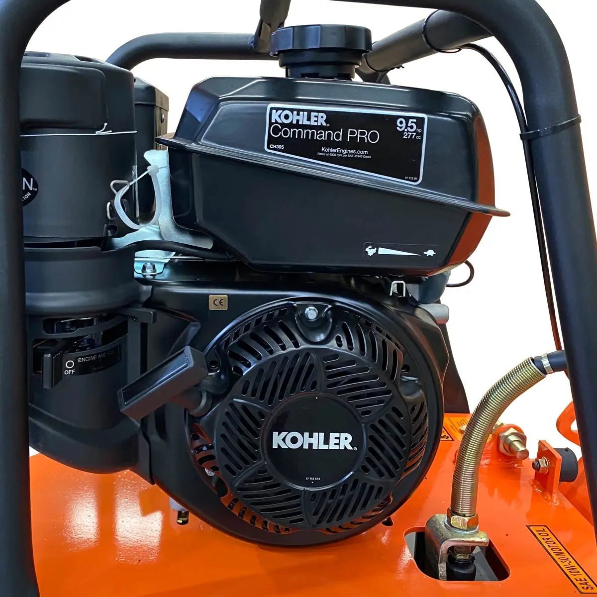 6800-lb Reversible Vibratory Plate Compactor, 9.5 HP Kohler Command Pro Engine, TMG-PC160K - Image 8