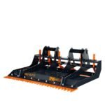 72" Skid Steer Land Plane, 6 Adjustable Ripper Teeth, Reversible Planer Comb, Grading, Spreading & Leveling, TMG-SLP72