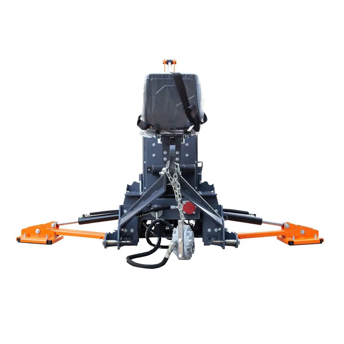 9-ft Tractor Swing Backhoe Attachment, Category 1 & 2, 180° Boom and Bucket Rotation, 15" Bucket Included, TMG-TBH90 - Image 12