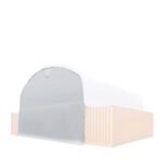 Back End Wall Kit, Compatible with TMG-DT3020C and DT3040C container shelters installed with the high cube containers (9’6"), TMG-DT30BW9V