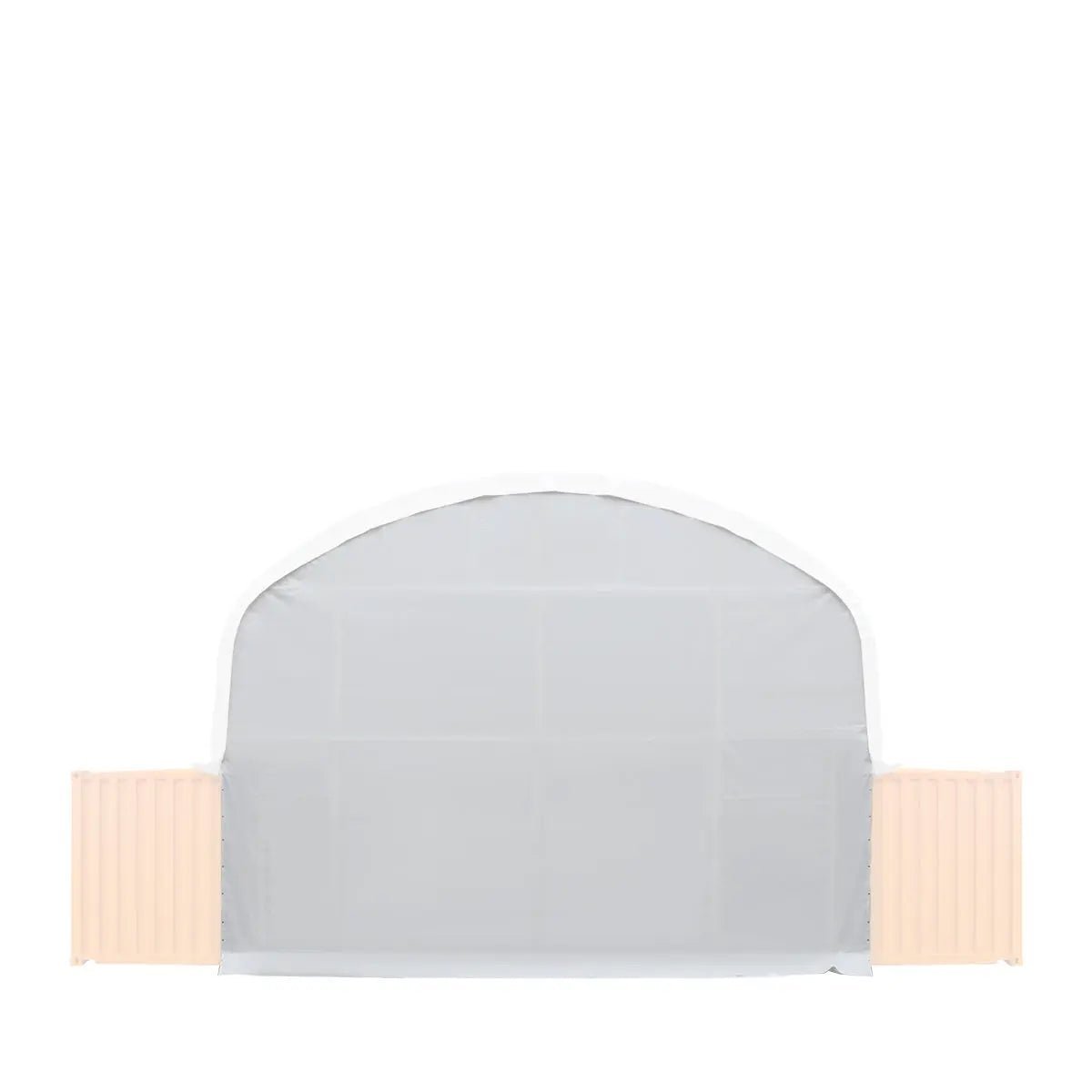 Back End Wall Kit, Compatible with TMG-DT3020C and DT3040C container shelters installed with the standard height containers (8’6"), TMG-DT30BW8V - Image 2