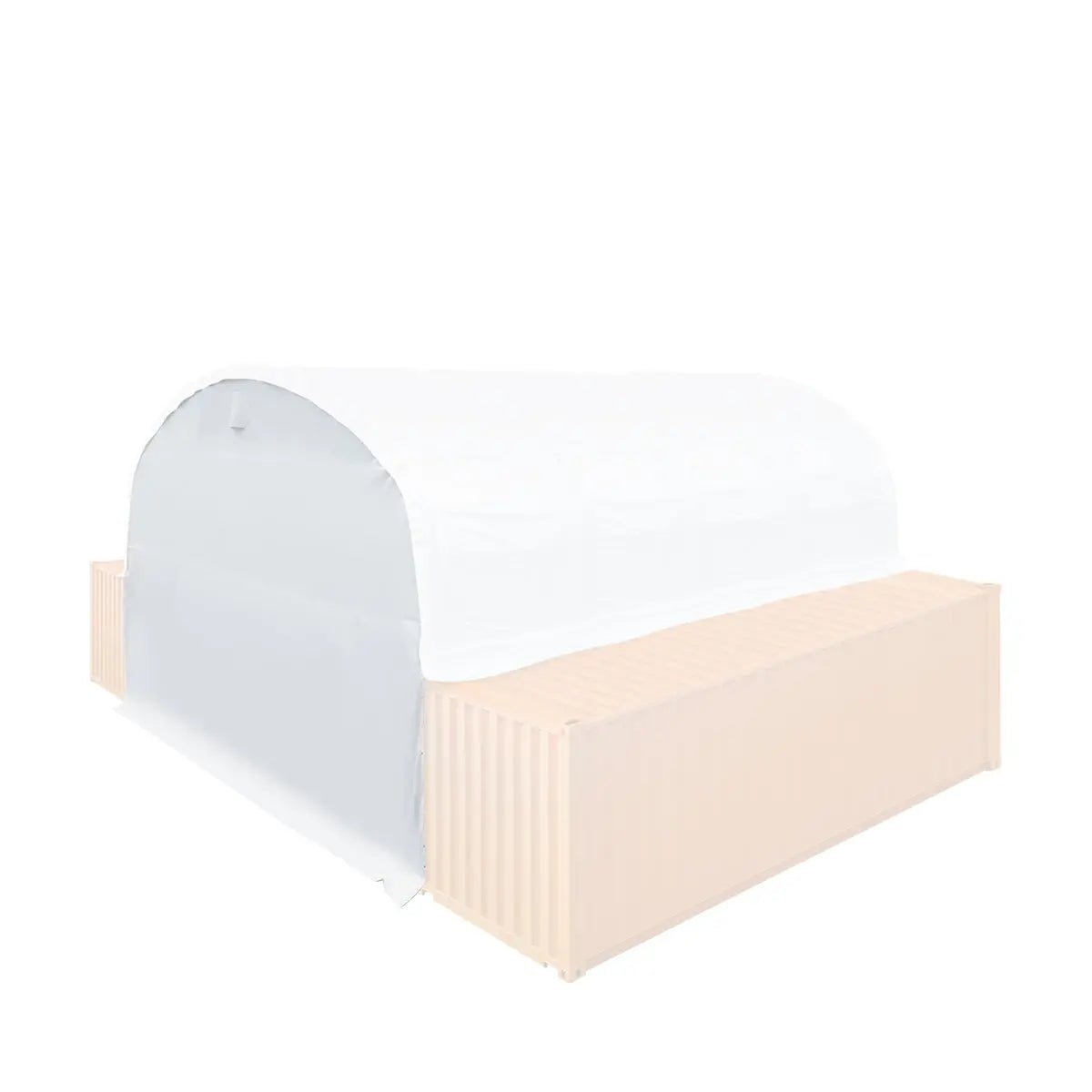 Back End Wall Kit, Compatible with TMG-DT3020C and DT3040C container shelters installed with the standard height containers (8’6"), TMG-DT30BW8V - Image 4