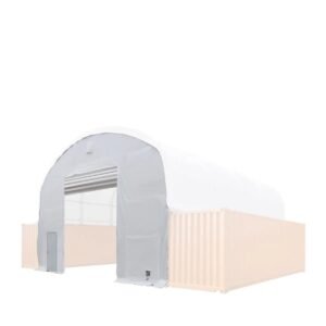 Front End Wall Kit, Compatible with TMG-DT3020C and DT3040C container shelters installed with the standard height containers (8’6"), TMG-DT30FW8V