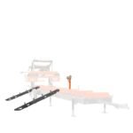 Log Loading/Rolling & Ramp Package for TMG-PSM30, 2-Speed 2000 Lb Winch, Mast/Boom, Receiver, 70" Ramp Length, 3800 Lb Loading Capacity, 32-½’ Steel Cable, TMG-PSM30-Lramp