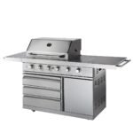 Outdoor Gas Grill, 3 Cooking Grids, Warming Rack, Spacious Cooking Area, 4 Main Burners, CSA Certified, TMG-LKS06