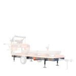 Primary Sub-Frame for Sawmill Trailer PSM30, 6600-lb Capacity, Leveling Jacks, Anti-Tipping Rail Guard, TMG-PSM30-Sframe