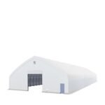 Pro Series 70' x 150' Dual Truss Storage Shelter with Heavy Duty 32 oz PVC Cover & Drive Through Doors, TMG-DT70150-PRO