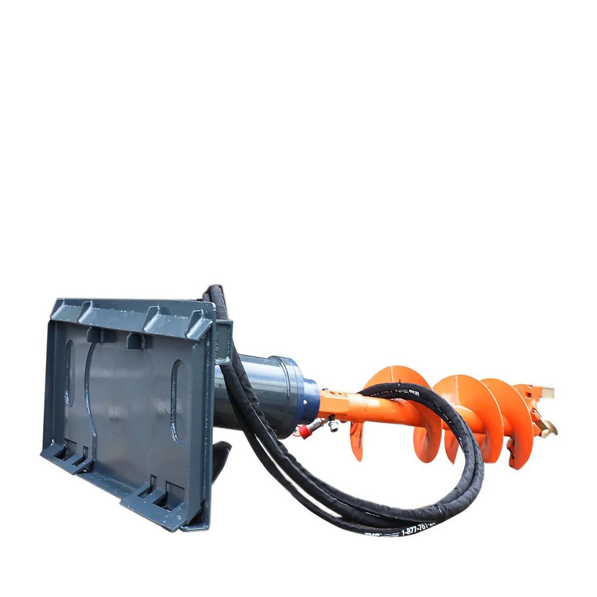 Skid Steer Post Hole Auger Drive Attachment, 12" Diameter Auger, 48" Drilling Depth, Standard Flow, TMG-SAG12 - Image 4