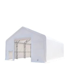 30' x 40' Dual Truss Storage Shelter with Heavy Duty 17 oz PVC Cover, TMG-DT3041