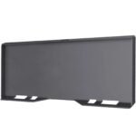 1/2" Steel Skid Steer Mount Plate, Quick Attachment for Loaders, Includes 3 Welding Rods, DOBA-MP50