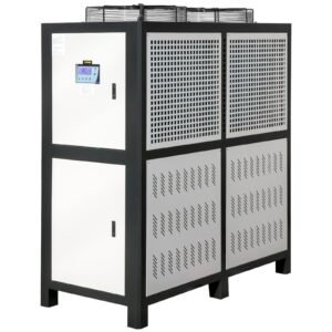 VEVOR Water Chiller 15Ton, Capacity Industrial Chiller 15Hp, Air-Cooled Water Chiller, Finned Condenser, w/ Micro-Computer Control, Stainless Steel Water Tank Chiller Machine for Cooling Water